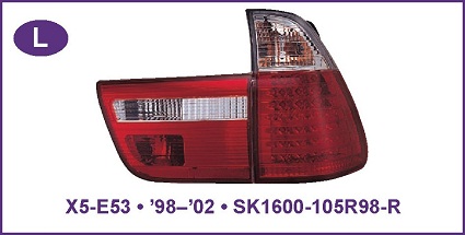 LED Stop svetla BMW X5 E53 Red 98-02